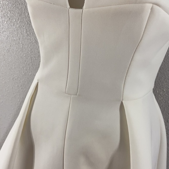 Keepsake the Label Divide off white ivory strapless dress N14 - Picture 12 of 14